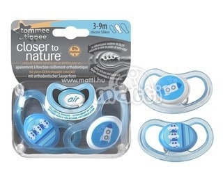 Tommee Tippee C-Air játszócumi - 3-6 hó 2db